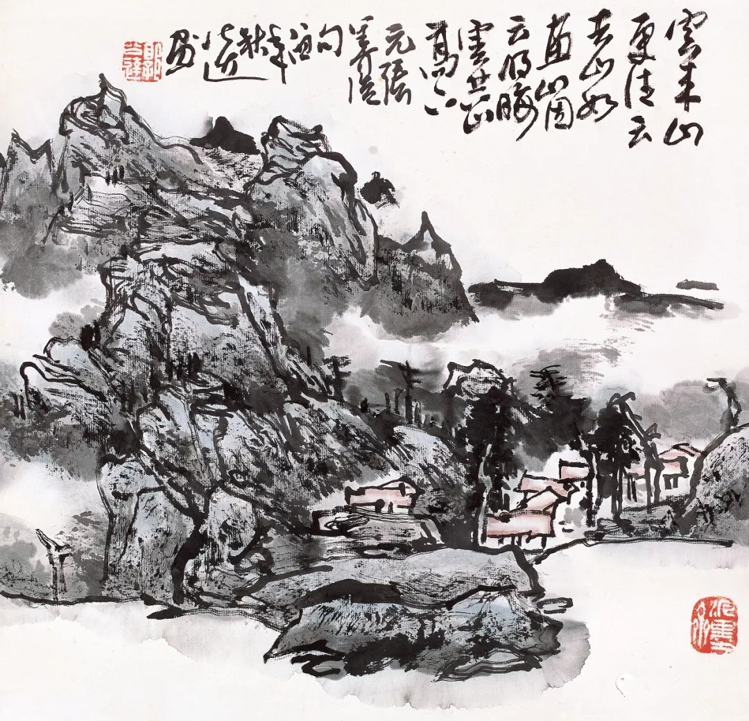 中国当代山水国画名家作品欣赏